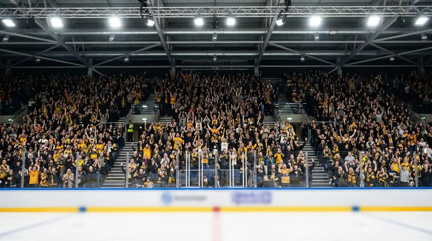 EIHL home crowd at Motorpoint Arena Nottingham during a regular-season Panthers match