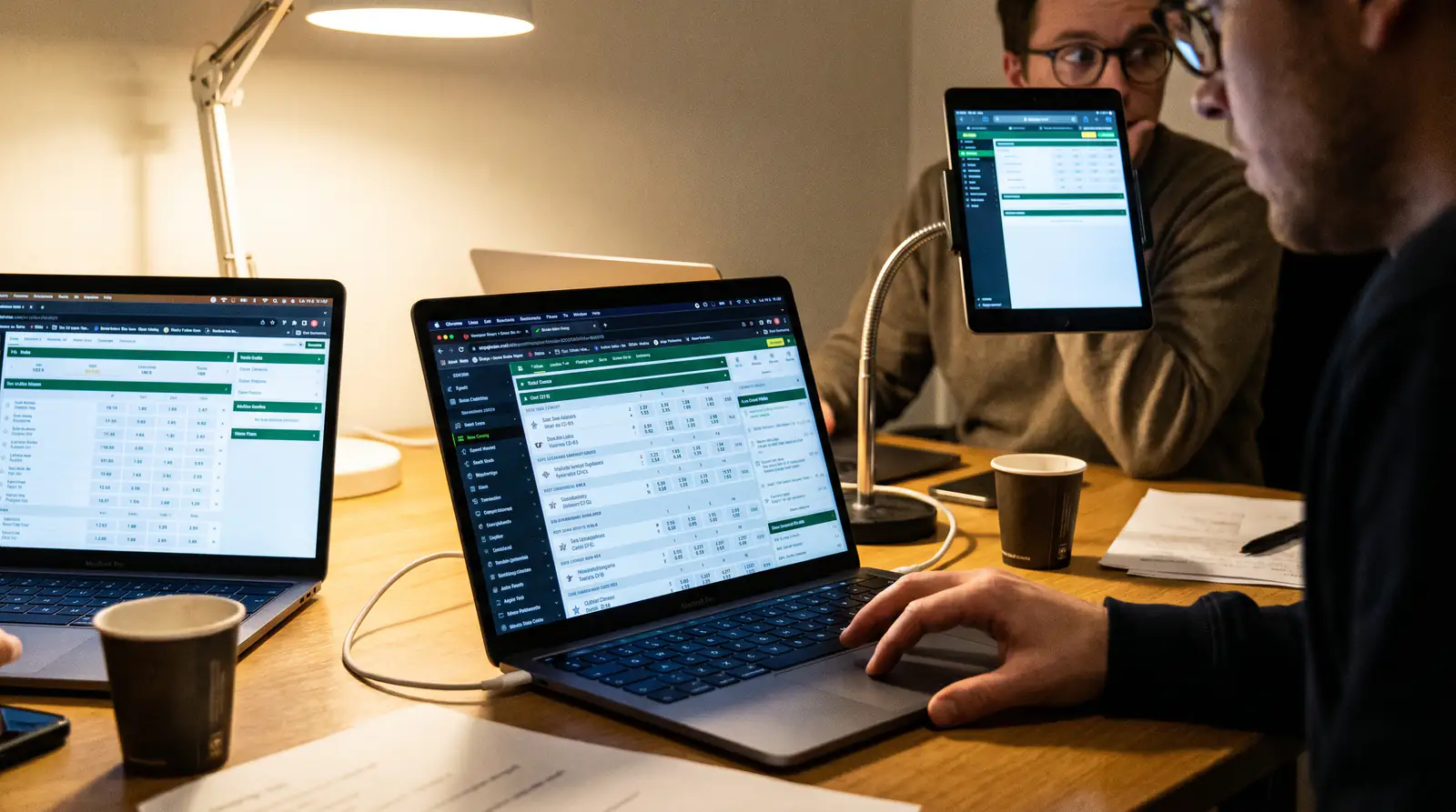 UK punter line-shopping across multiple sportsbook tabs to find the best price