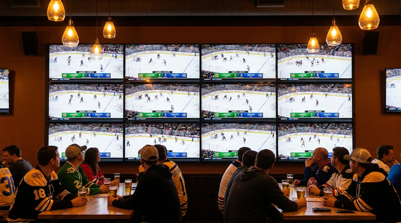 NHL Saturday slate of twelve simultaneous matches creating bankroll variance