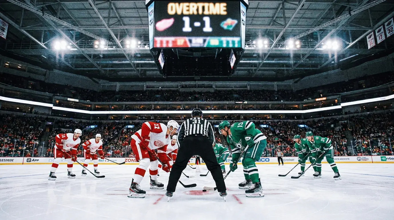 NHL match going to overtime where the acca insurance and push rules become relevant